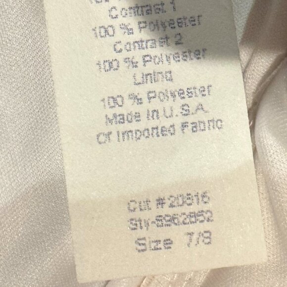 Women's Sparkly white dress - Prom/party- New-size 7/8 - Picture 2 of 3